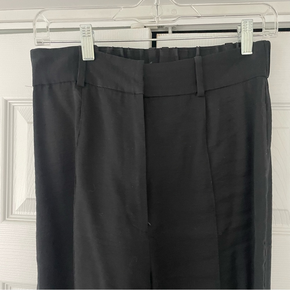 Black Wide Leg Wayf Trouser